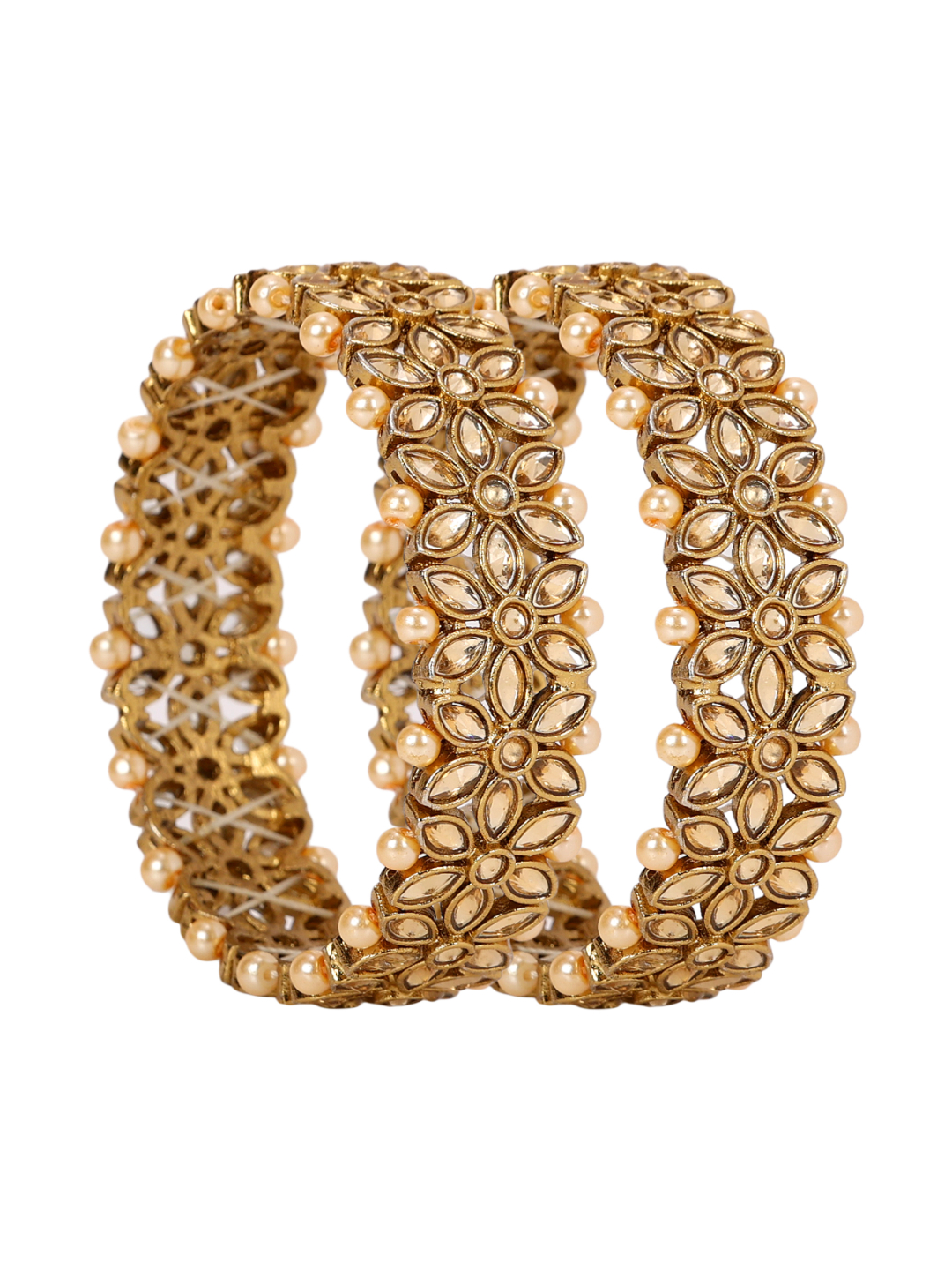 YouBella Jewellery Stylish Gold Plated Bangles for Girls and Women